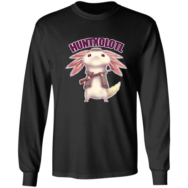 huntxolotl axolotl hunter funny long sleeve