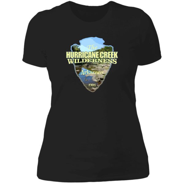 hurricane creek wilderness (arrowhead) lady t-shirt