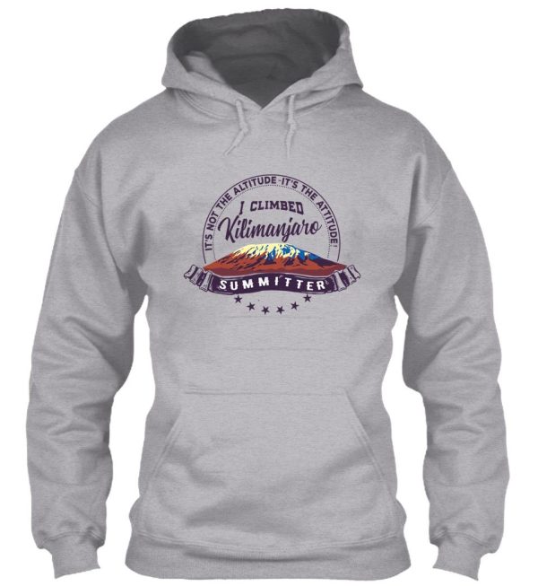 i climbed kilimanjaro hoodie