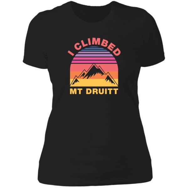 i climbed mt druit funny australia city quotes lady t-shirt