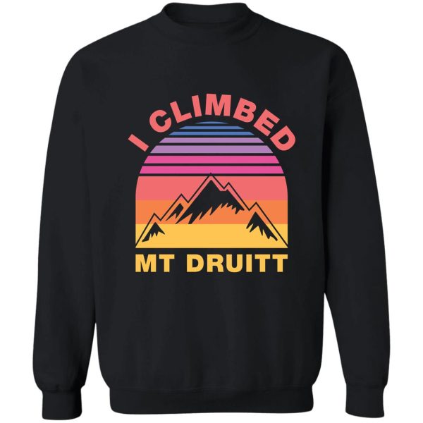 i climbed mt druit funny australia city quotes sweatshirt