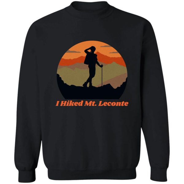 i hiked mt. leconte sweatshirt