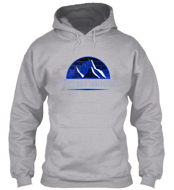 i leave only footprints hoodie