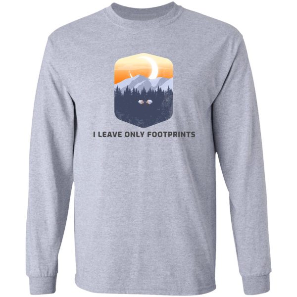 i leave only footprints long sleeve