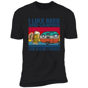 i like beer camping vintage funny beer shirt