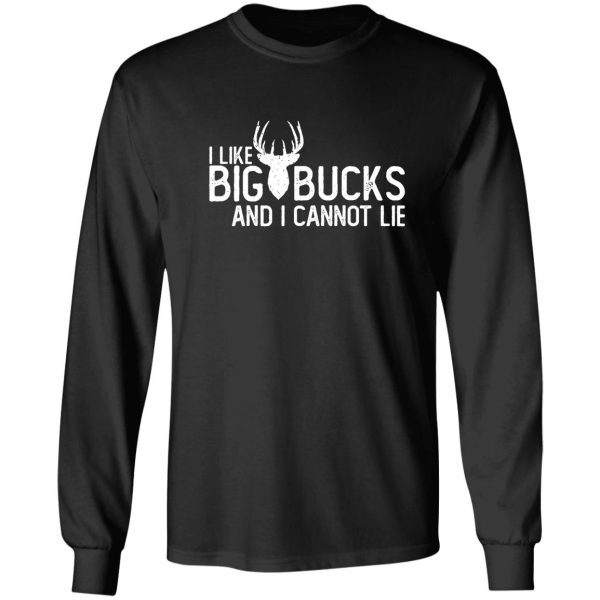 i like big bucks and i cannot lie funny deer hunting humor t shirts for men long sleeve
