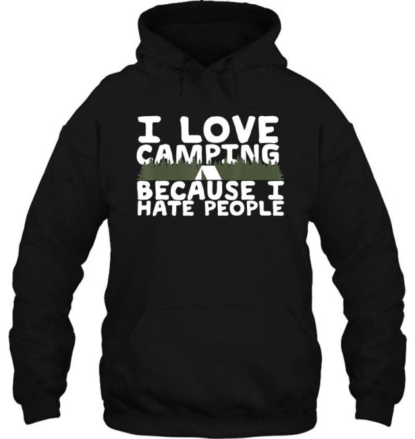 i love camping campfire adventure outdoor camper funny mountain hoodie