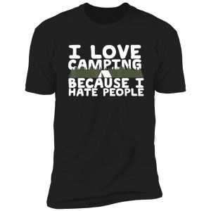 i love camping campfire adventure outdoor camper funny mountain shirt