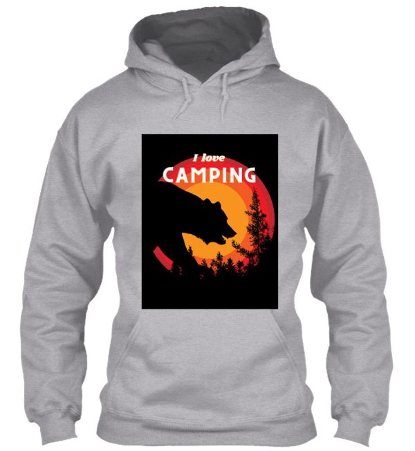 i love camping hoodie