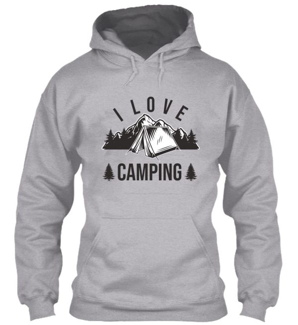 i love camping hoodie