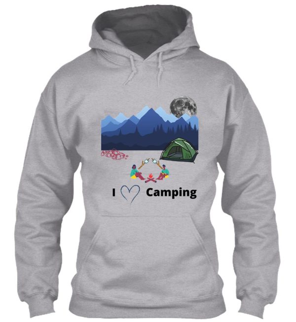 i love camping hoodie
