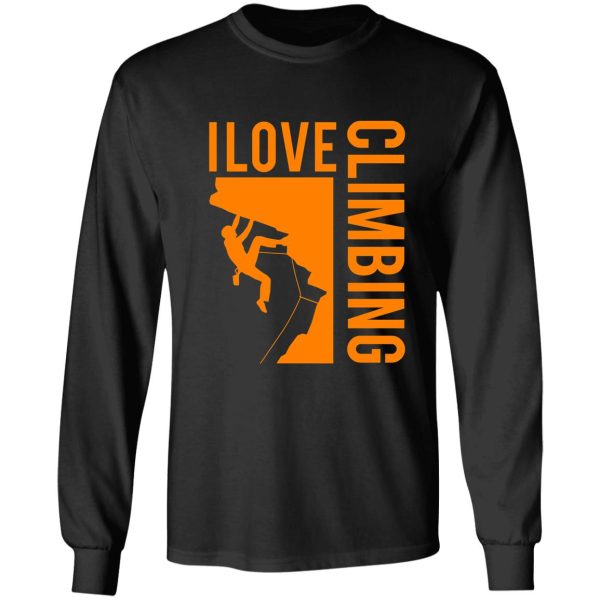 i love climbing long sleeve