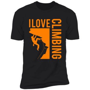 i love climbing shirt