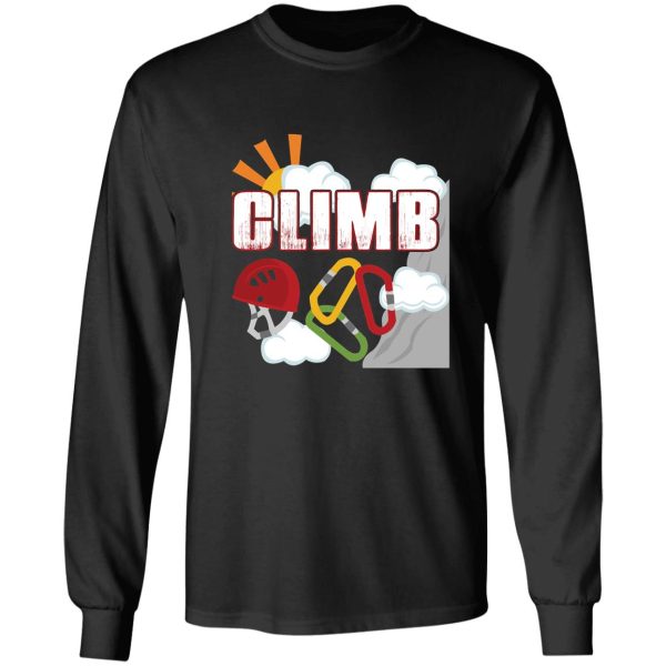 i love climbing shirt long sleeve