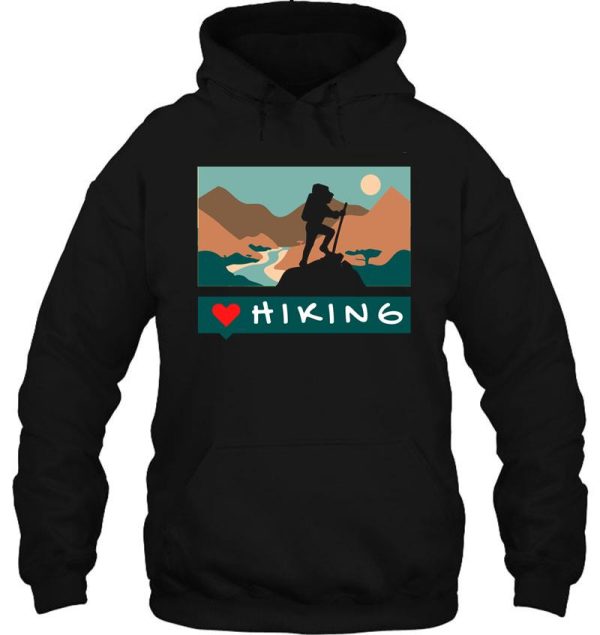 i love hiking hoodie