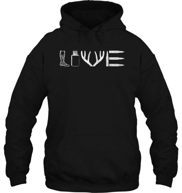 i love hunting season hunters t-shirt & sticker hoodie