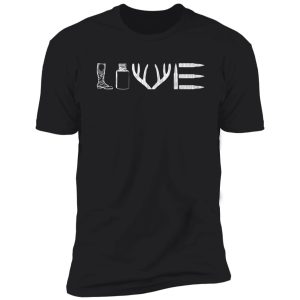 i love hunting season hunters t-shirt & sticker shirt