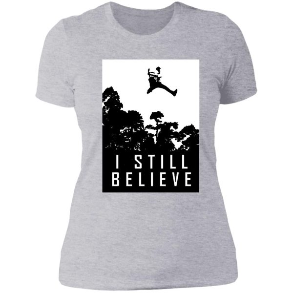 i still believe in punk rock music fan shirt lady t-shirt