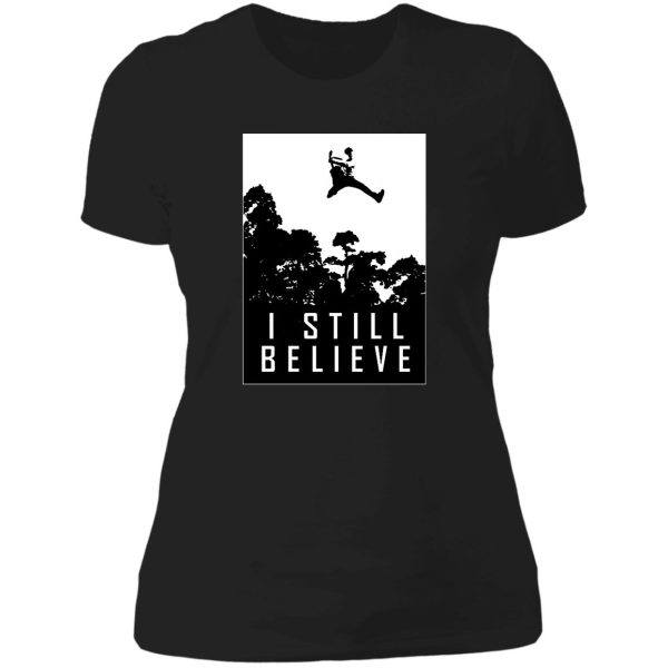 i still believe in rock and roll music fthc lady t-shirt