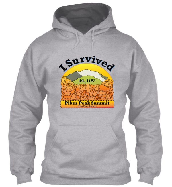 i survived pikes peak summit hoodie