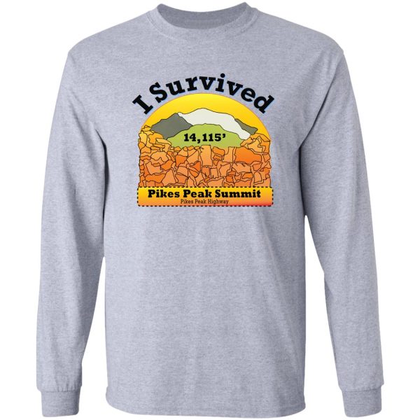 i survived pikes peak summit long sleeve