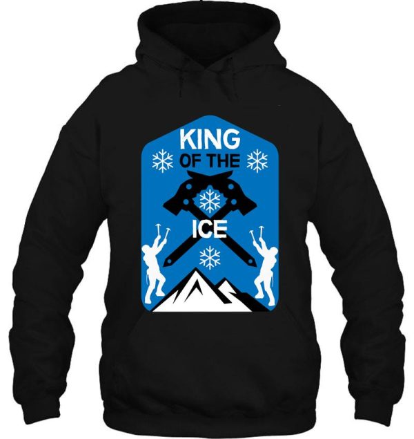 ice climbers extreme climbing adrenaline junkie winter sports hoodie