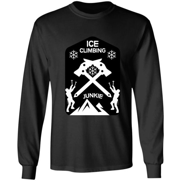 ice climbers extreme climbing adrenaline junkie winter sports long sleeve