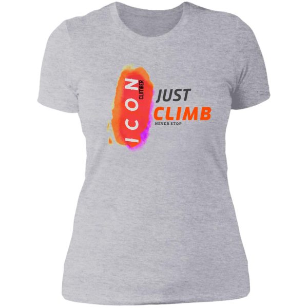 icon climber 4 lady t-shirt