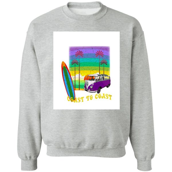 iconic camper van design sweatshirt