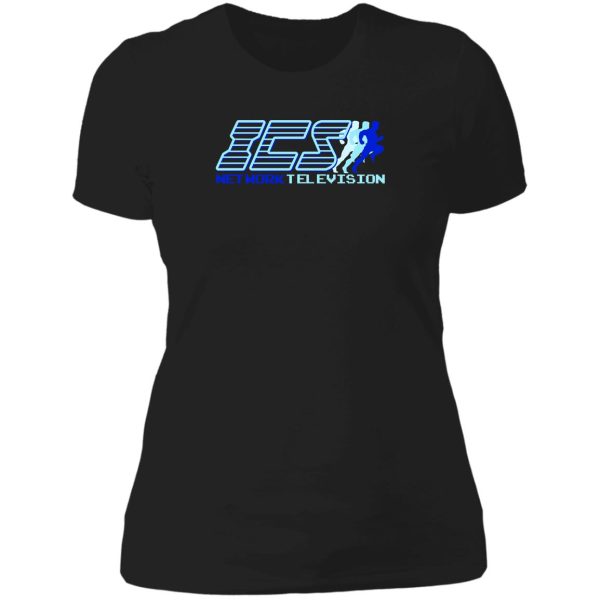ics network television lady t-shirt