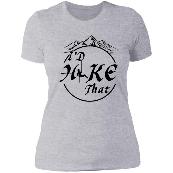 id hike that new hike lady t-shirt