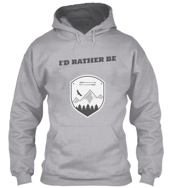 id rather be rock climbing hoodie