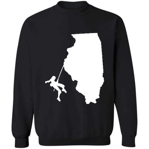 illinois climbing design usa nice gift trip memories for friends and family sweatshirt