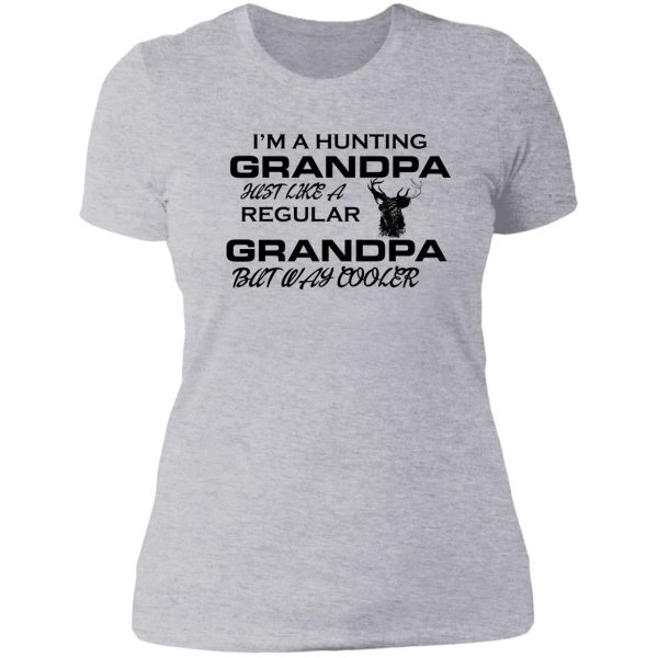 im a hunting grandpa lady t-shirt