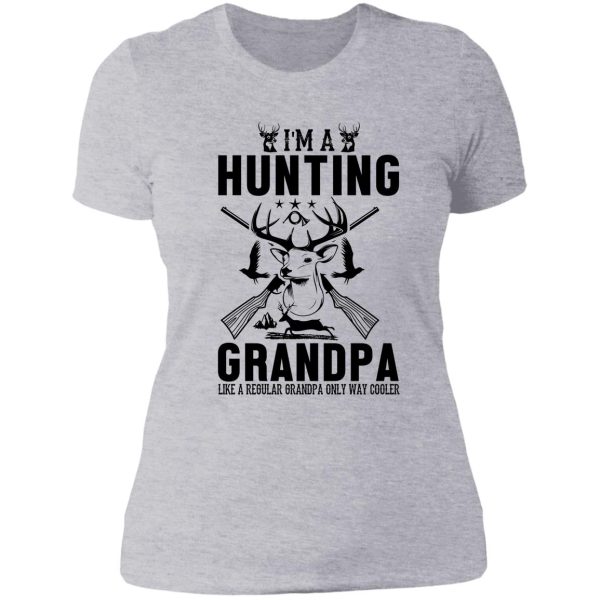 im a hunting grandpa lady t-shirt