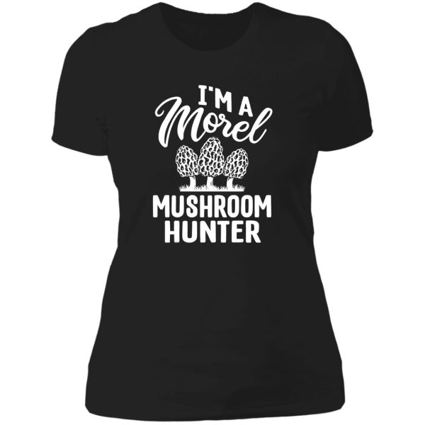 i`m a morel hunter funny morel lady t-shirt
