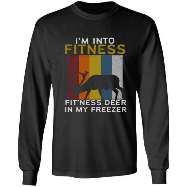 im into fitness fitness deer in my freezer deer quotes trending long sleeve