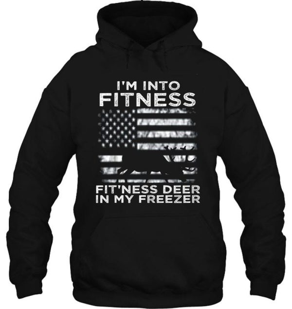 im into fitness fitness deer in my freezer hoodie