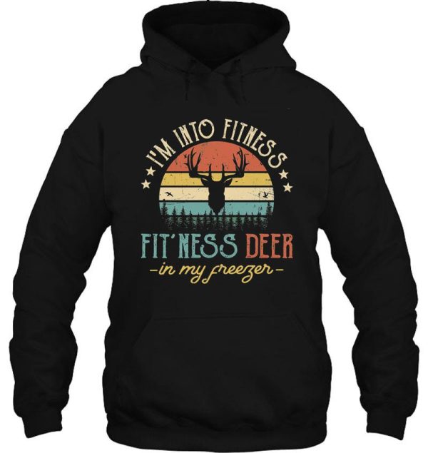 im into fitness fitness deer in my freezer hoodie