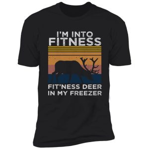 im into fitness fitness deer in my freezer , vintage deer trending shirt