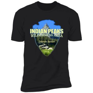 indian peaks wilderness (arrowhead) shirt