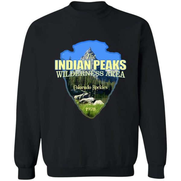 indian peaks wilderness (arrowhead) sweatshirt
