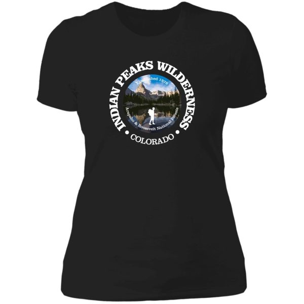indian peaks wilderness (wa) lady t-shirt