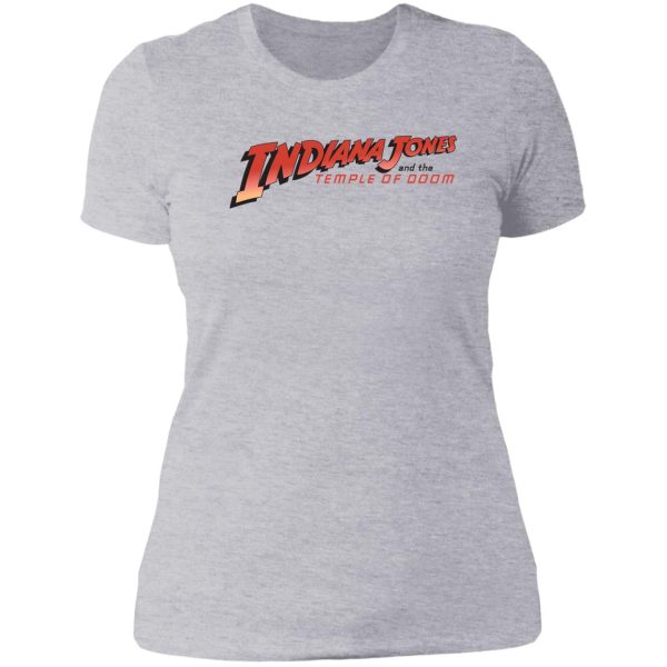 indiana jones logo lady t-shirt