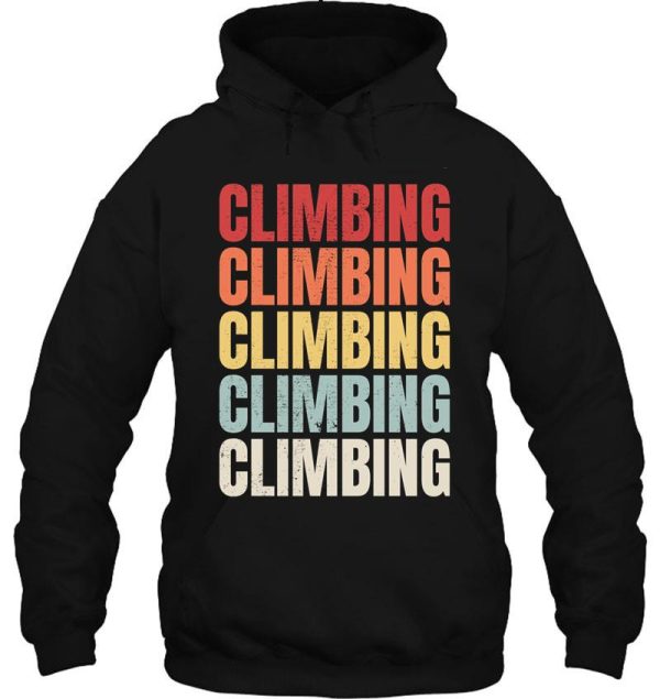 indoor climbing hoodie