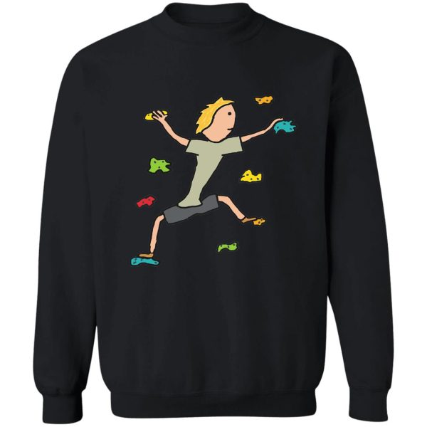 indoor climbing sweatshirt