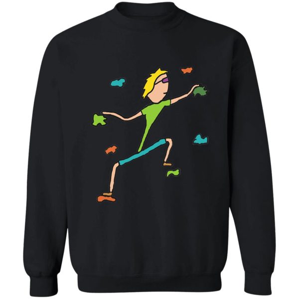 indoor climbing sweatshirt