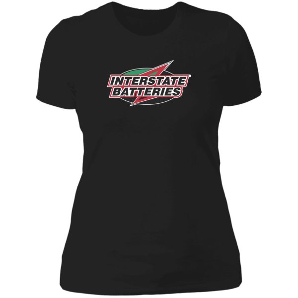 interstate batteries lady t-shirt