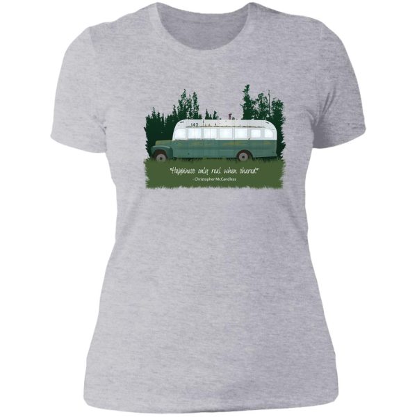 into the wild - bus 142 lady t-shirt