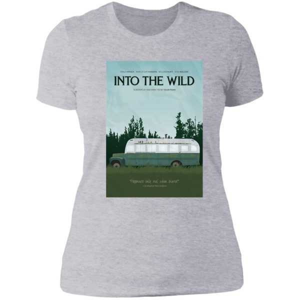 into the wild - magic bus lady t-shirt